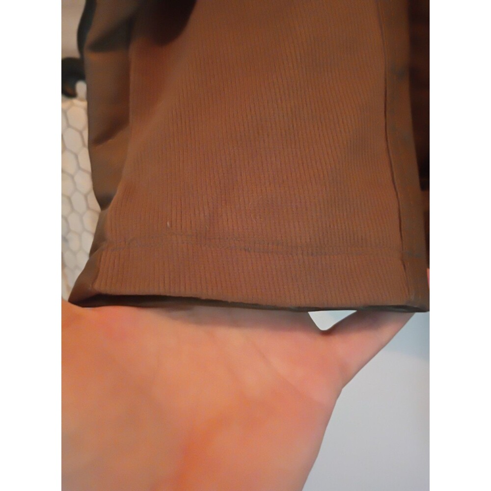 Christopher & Banks Women’s Brown Faux Leather Full Zip Jacket - Picture 4 of 8